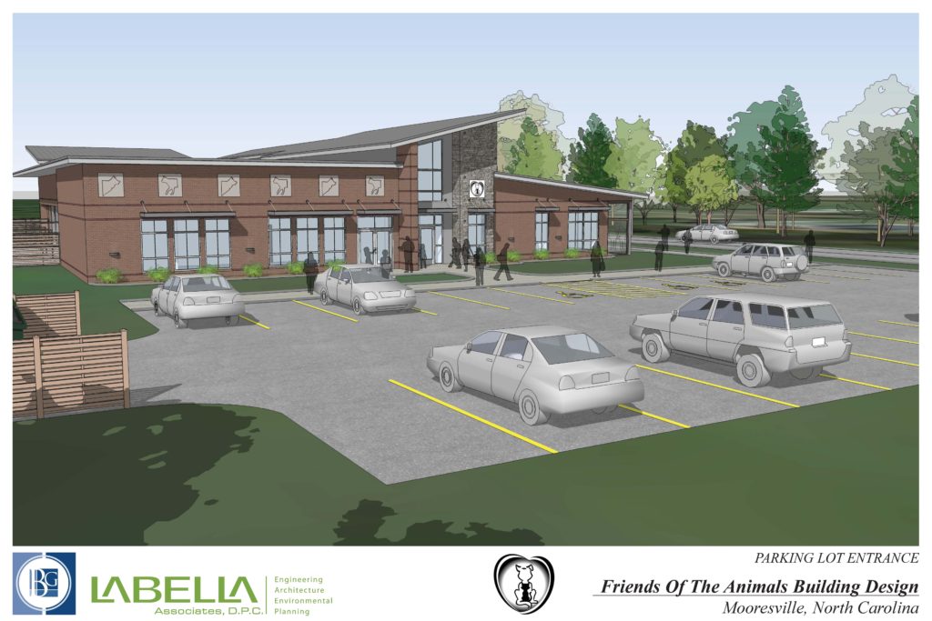 Friends Of The Animals Building Design - Front Entrance
