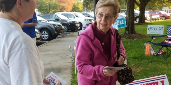 Marie Layman and N.C. House District 98 candidate Jane Campbell