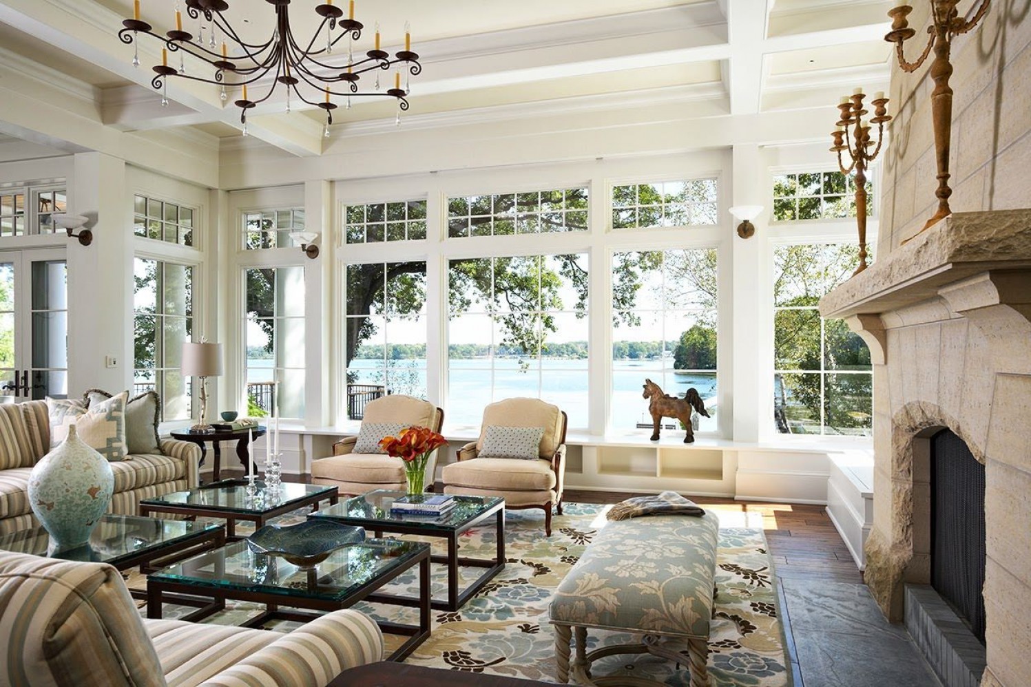 lake house living room images