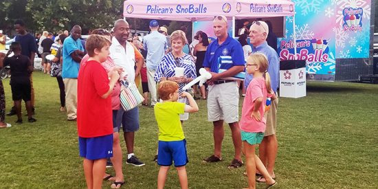 National night Out Pink Tent 750