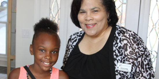 Donna Dunlap seen here with 12-year-old Little Sister Jaliyah is CEO of Big Brothers Big Sisters of Central Carolinas