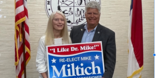 Candidate Michael Miltich and Ann Miltich