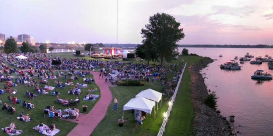 Charlotte Symphony on the lawn at the Energy Explorium