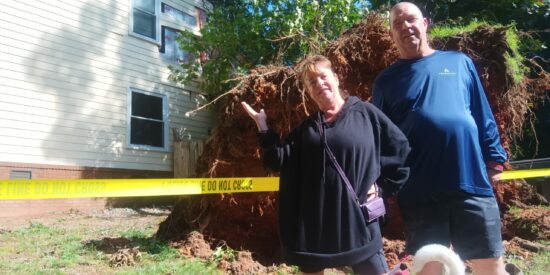 Jennifer and Edward Hahn lost their home