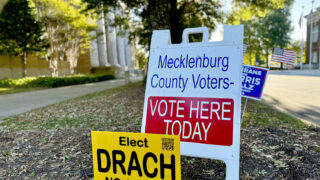 Early voting at Cornelius Town Hall