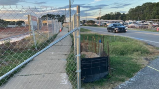 Still no sidewalk after three weeks