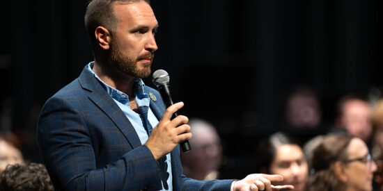 Justin Dionne, the Cain Center’s executive director. / Sean Meyers Photography